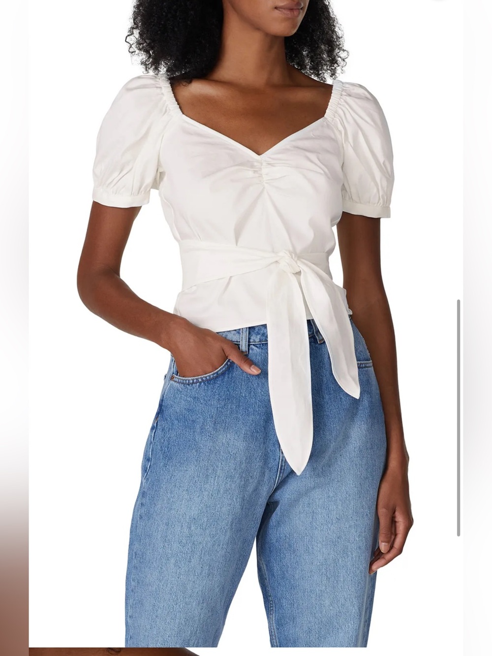 White Wrap Crop Top
Marissa Webb